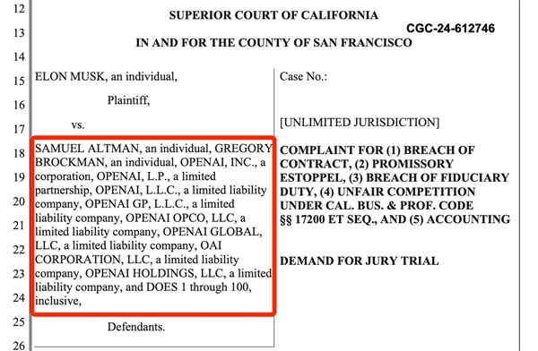 不为钱 只为人类：马斯克起诉OpenAI的恩怨始末